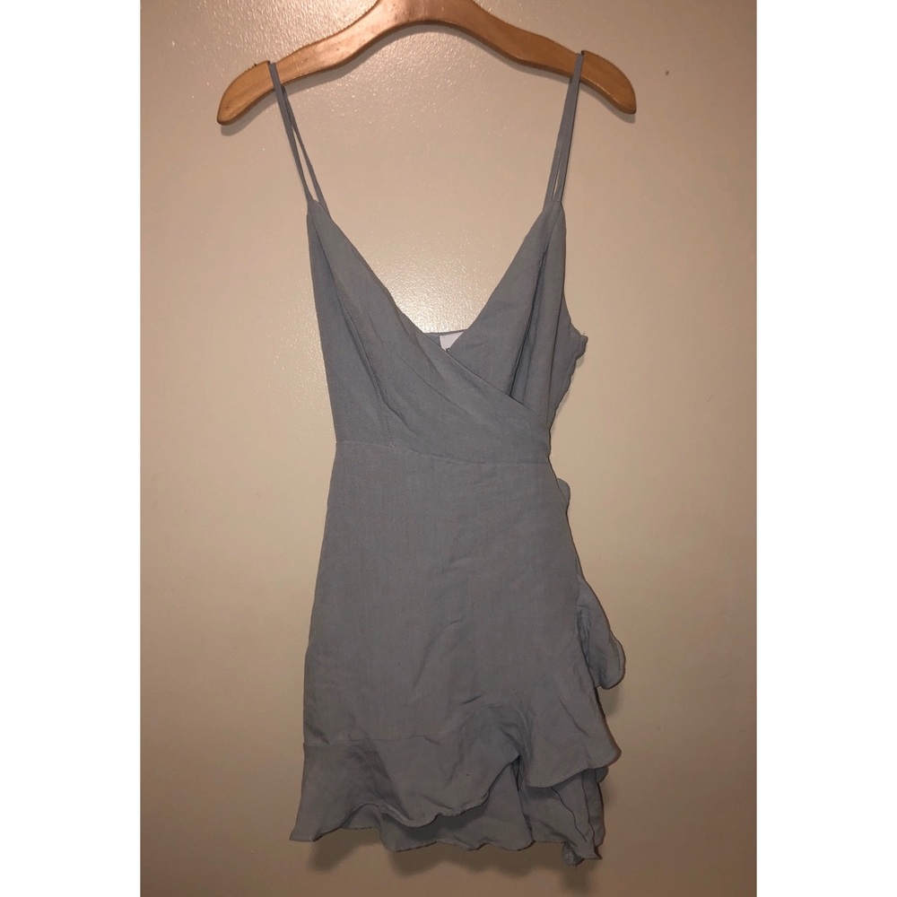 Princess Polly Wrap Ruffle Dress